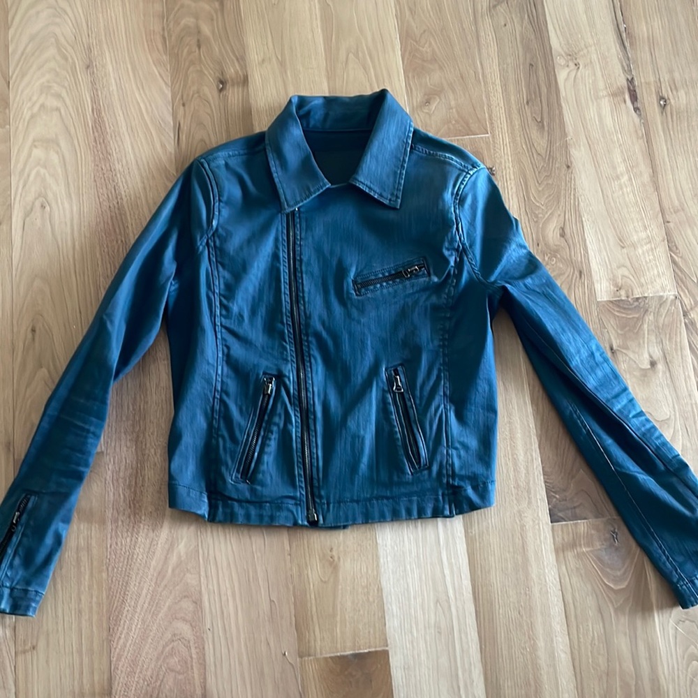 AG stretchy jean jacket